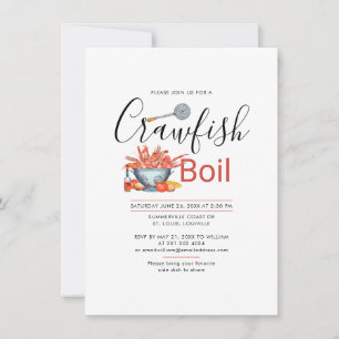 Crawfish Boil Family Wiedersehen Summer Cookie Einladung