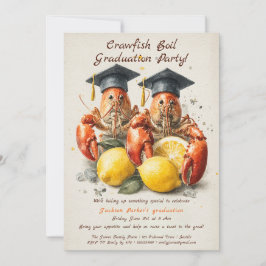 Crawfish Boil Graduation Party | Southern Style  Einladung