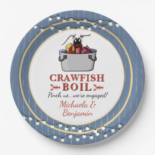 Crawfish Boil GRILLEN Couple Dusche Engagement Par Pappteller