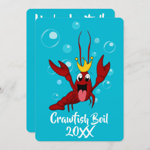 Crawfish Boil Jährliche Wiedersehen-Partys Einladung