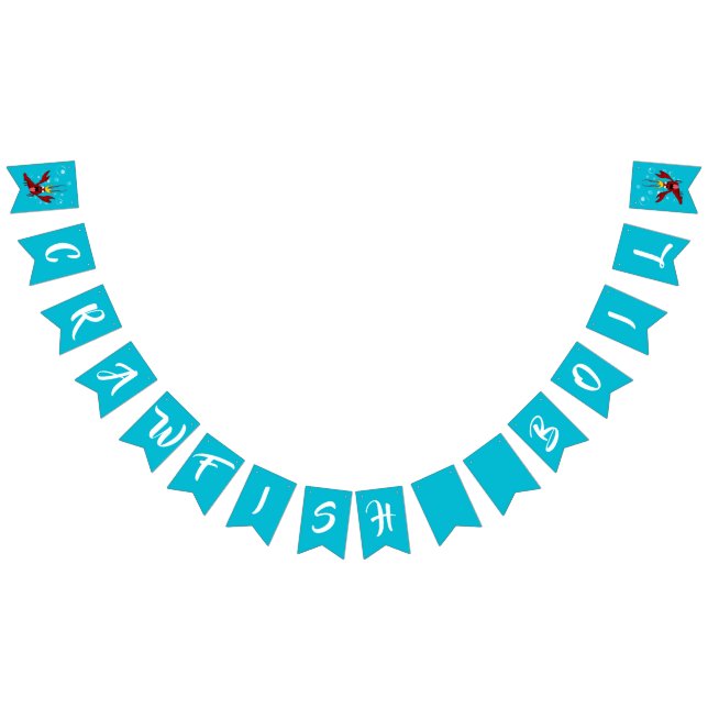 Crawfish Boil Jährliche Wiedersehen-Partys Wimpelkette (Alle)