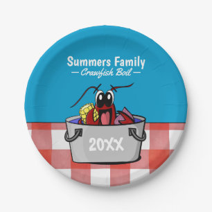 Crawfish Boil Jährliches Party Picnic Pappteller