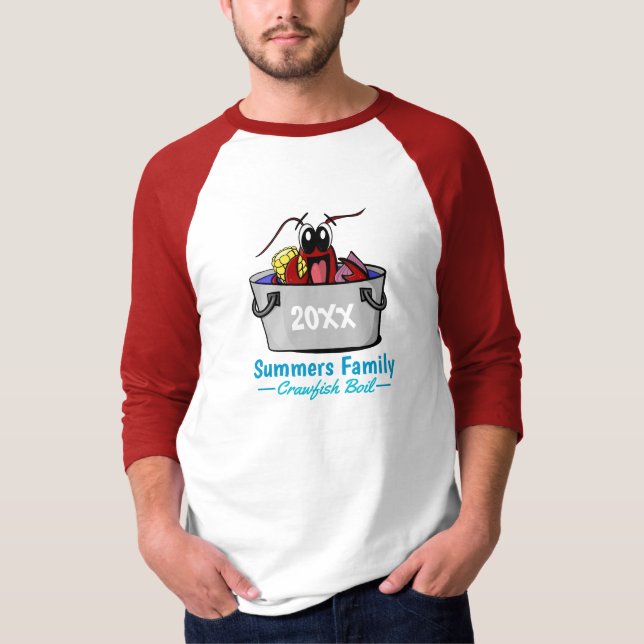 Crawfish Boil Jährliches Party Picnic T-Shirt (Vorderseite)