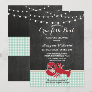 Crawfish Boil Karo Light Lobby Einladung