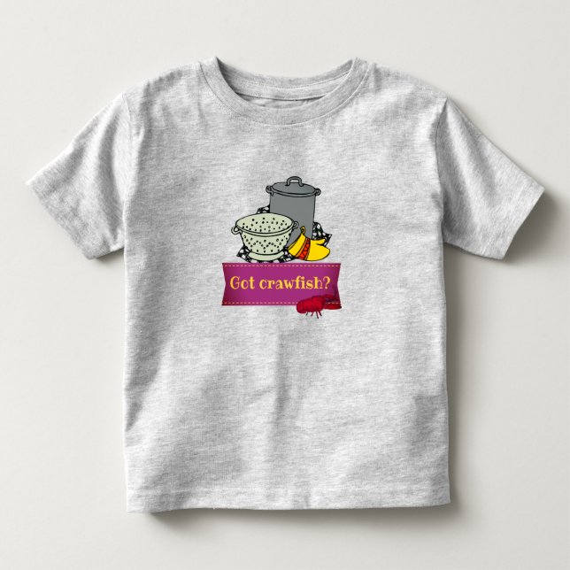 Crawfish Boil Kleinkind T-shirt (Vorderseite)