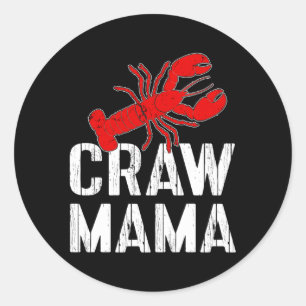 Crawfish Boil Liebe Crayfish Craw Mama Crawfish Runder Aufkleber