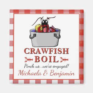 Crawfish Boil Lobster Grillparty Magnet