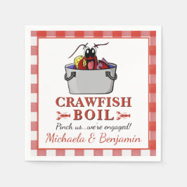Crawfish Boil Lobster Grillparty Serviette