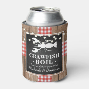 Crawfish Boil Lobster Rustikale Engagement Party Dosenkühler