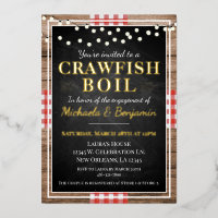 Crawfish Boil Lobster Rustikale Engagement Party