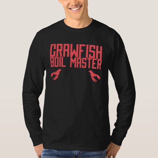 Crawfish Boil Master Cajun Party T-Shirt (Vorderseite)