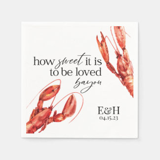 Crawfish Boil Napkin Serviette