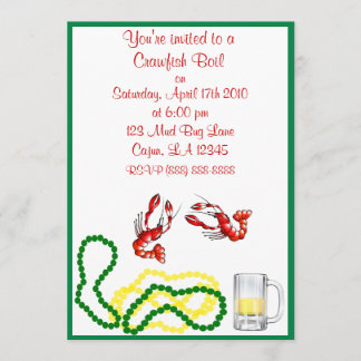 Crawfish Boil Party Einladung