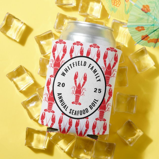Crawfish Boil Personalisiertes Party Dosenkühler (In Situ Sommer)