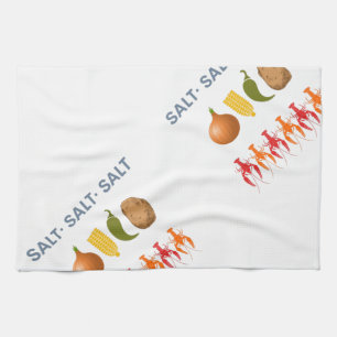 Crawfish Boil Recipe Geschirrtuch