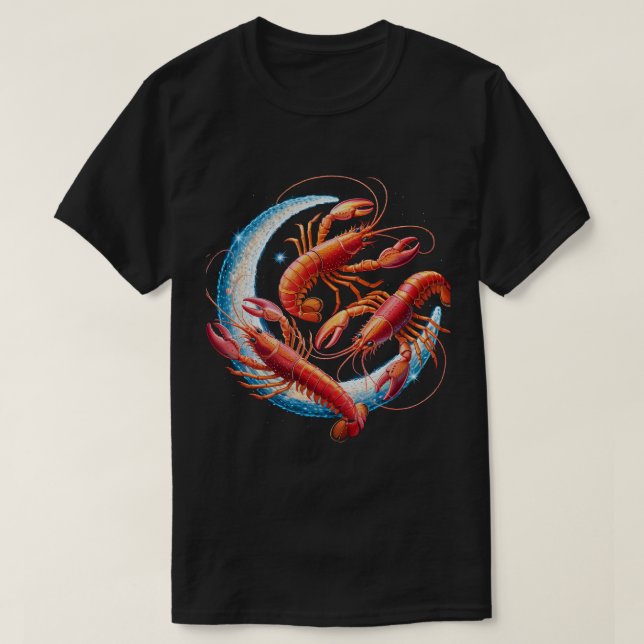 Crawfish Boil Red Spiny Lobster Shirt Cajun Seafoo (Design vorne)