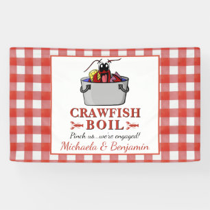 Crawfish Boil Seafood Barbecue Party Banner