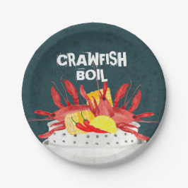 Crawfish Boil Seafood Summer Party Pappteller