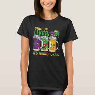 Crawfish Boil stopft Leber Mardi Gras Beer Drinki T-Shirt