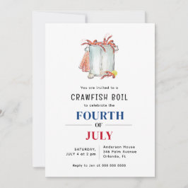Crawfish Boil Summer Party Einladung