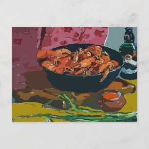 Crawfish Bowl Postkarte