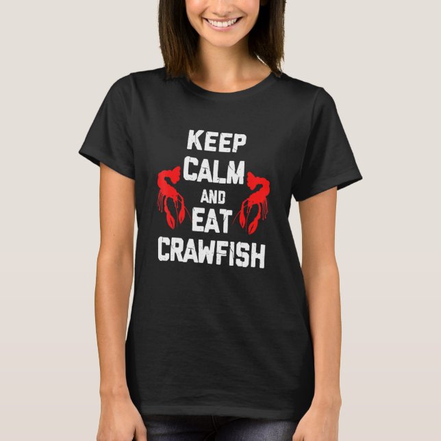 Crawfish Crawdad Mudbug Cajun Boil Seafoo T-Shirt (Vorderseite)
