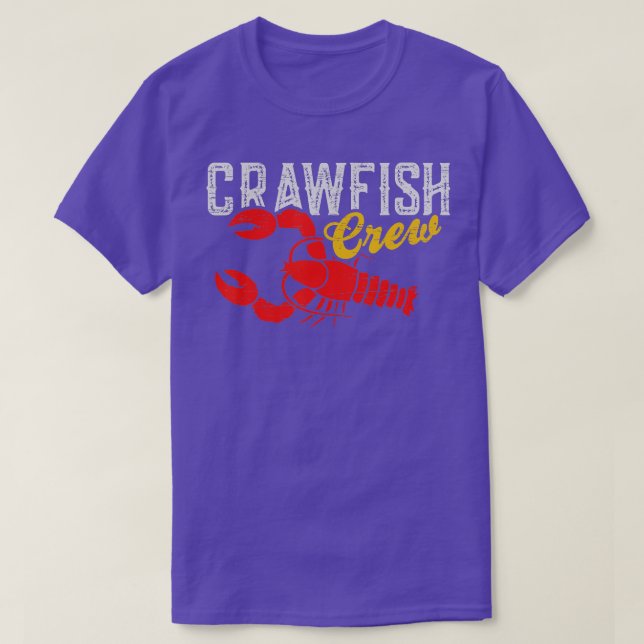 Crawfish Crew Boiler Crayfish Lover T-Shirt (Design vorne)