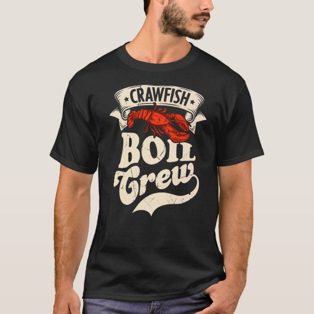 Crawfish Crew Crayfish Meeresfrüchte Party T-Shirt (Vorderseite)