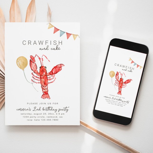 Crawfish Einladung zum Geburtstag | Crawfish Party (Von Creator hochgeladen)