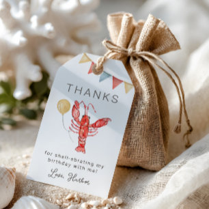 Crawfish-Geburtstagsfeier Geschenkanhänger