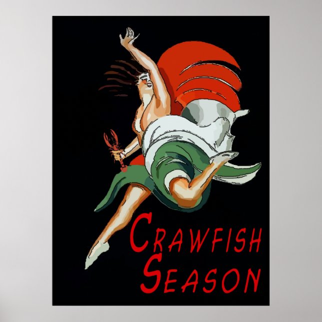 Crawfish Jahreszeit, Tanzfreude Poster (Vorne)
