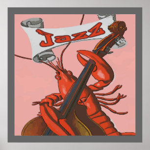 Crawfish Jazz Poster