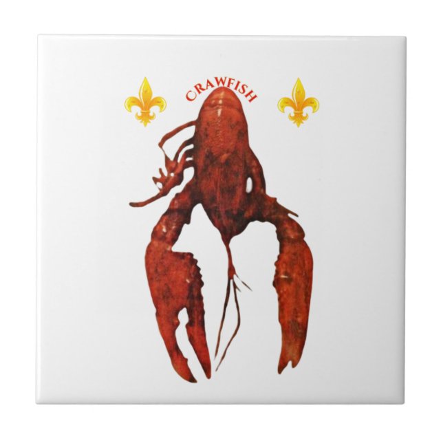 Crawfish Keramik Tile Fliese (Vorderseite)