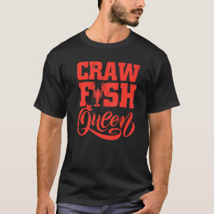 Crawfish-Königin Lustige Louisiana-Crawfish-Damen T-Shirt