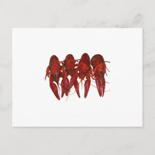 Crawfish-Logo (ohne Titel) Postkarte