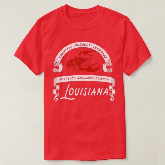 Crawfish Mudbug Crawdads Crayfish Louisiana T-Shirt (Design vorne)