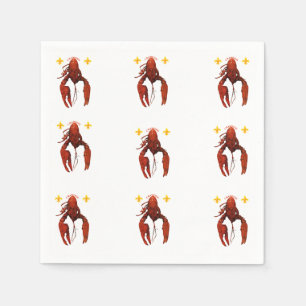 Crawfish Napkins Serviette