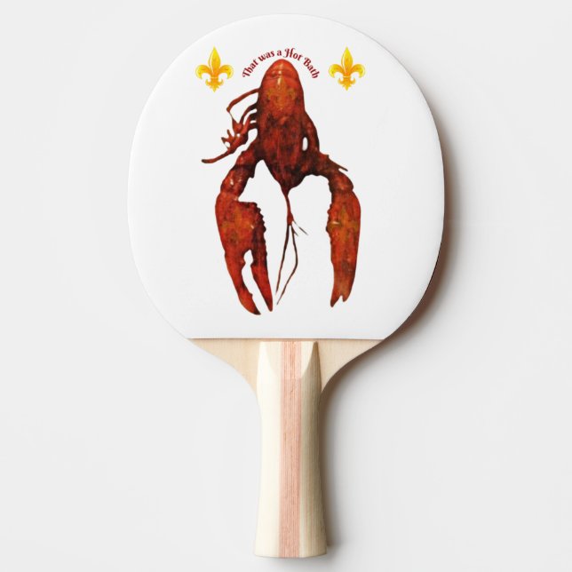 Crawfish Ping Pong Paddle Tischtennis Schläger (Vorderseite)
