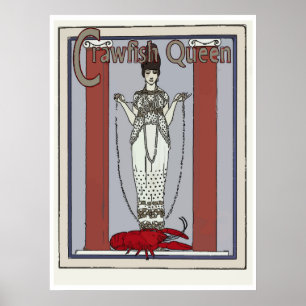 Crawfish Queen, Text hinzufügen Poster