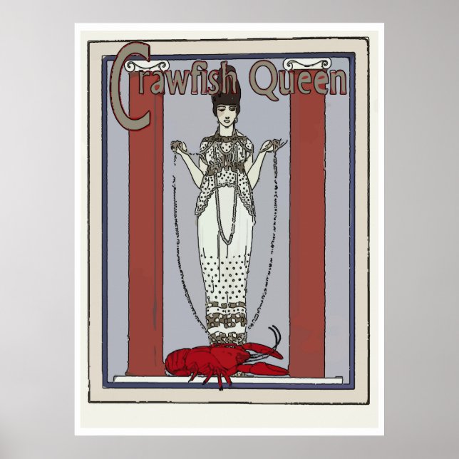 Crawfish Queen, Text hinzufügen Poster (Vorne)