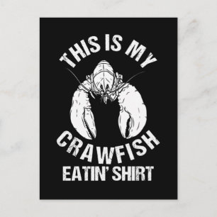 Crawfish Season Boil Crawfish Eislaufen Postkarte
