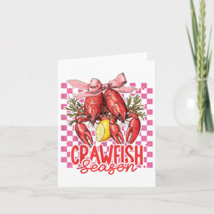 Crawfish Season Crawfish Boil Lobster Cajun Men Wo Karte