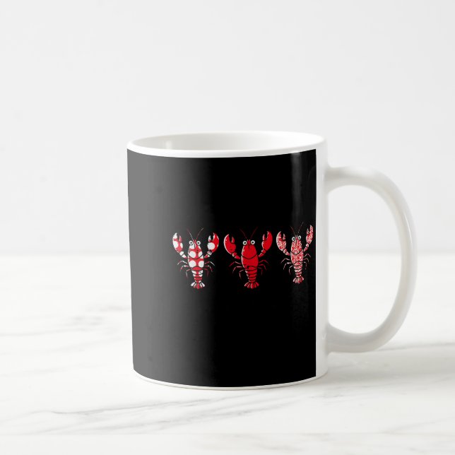 Crawfish Season Crayfish Patterns Cajun Boil Men W Kaffeetasse (Rechts)