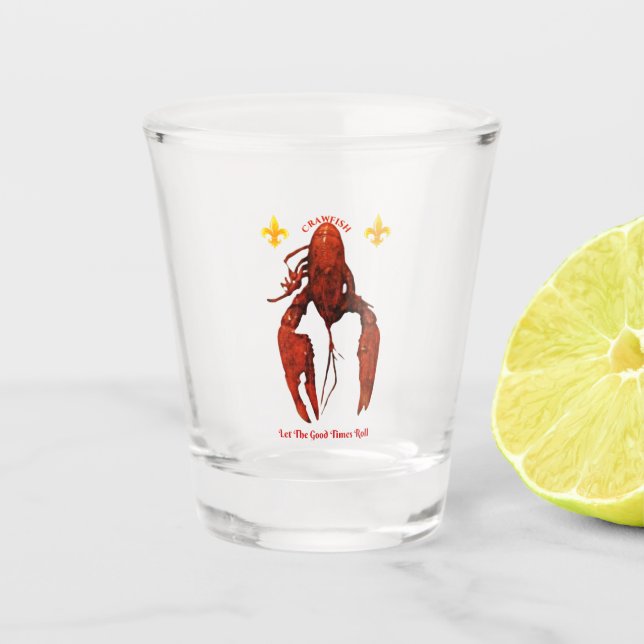 Crawfish Shotglas Schnapsglas (Vorderseite)