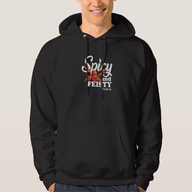 Crawfish Spicy And Feisty Crawfish Boil Cute Crawd Hoodie (Vorderseite)