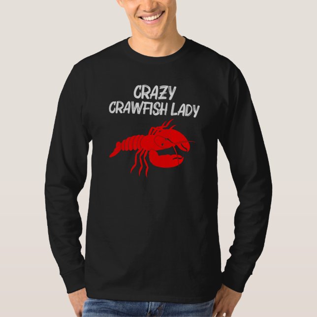 Crawfish Women Mom Crayfish  Crawfish Eating T-Shirt (Vorderseite)