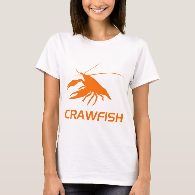 crawfish's silhouette (Orange) T-Shirt (Vorderseite)