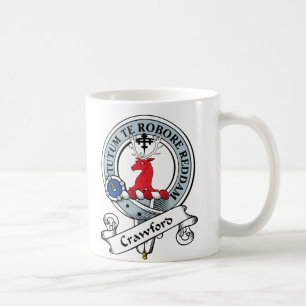 Crawford-Clan-Abzeichen Tasse