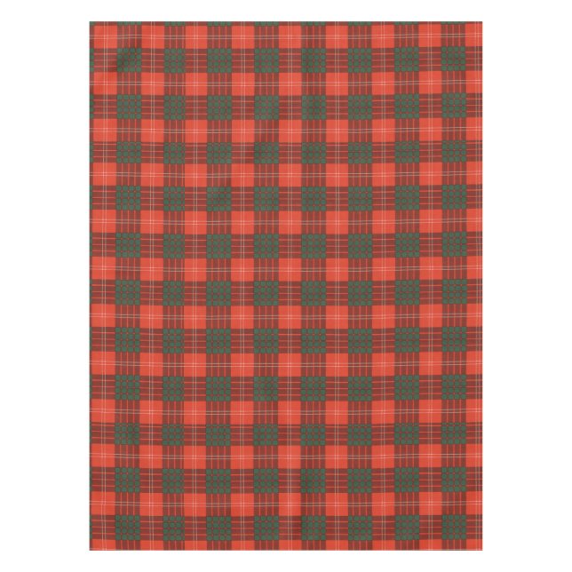 Crawford-Clan karierter schottischer Tartan Tischdecke (Vorderseite)