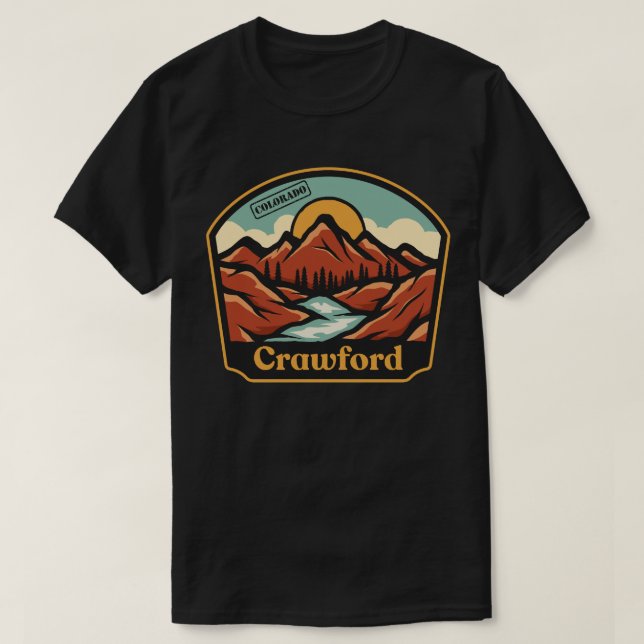 Crawford, Colorado T-Shirt (Design vorne)
